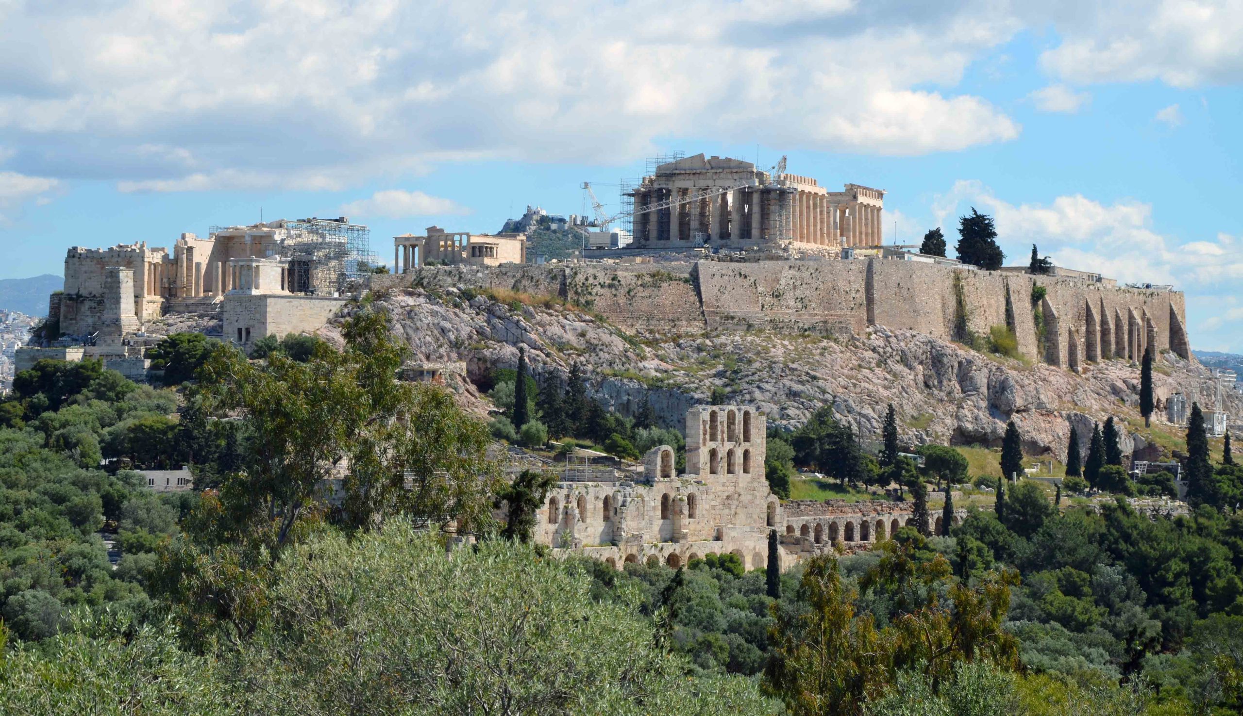 Acropolis in Athens Greece